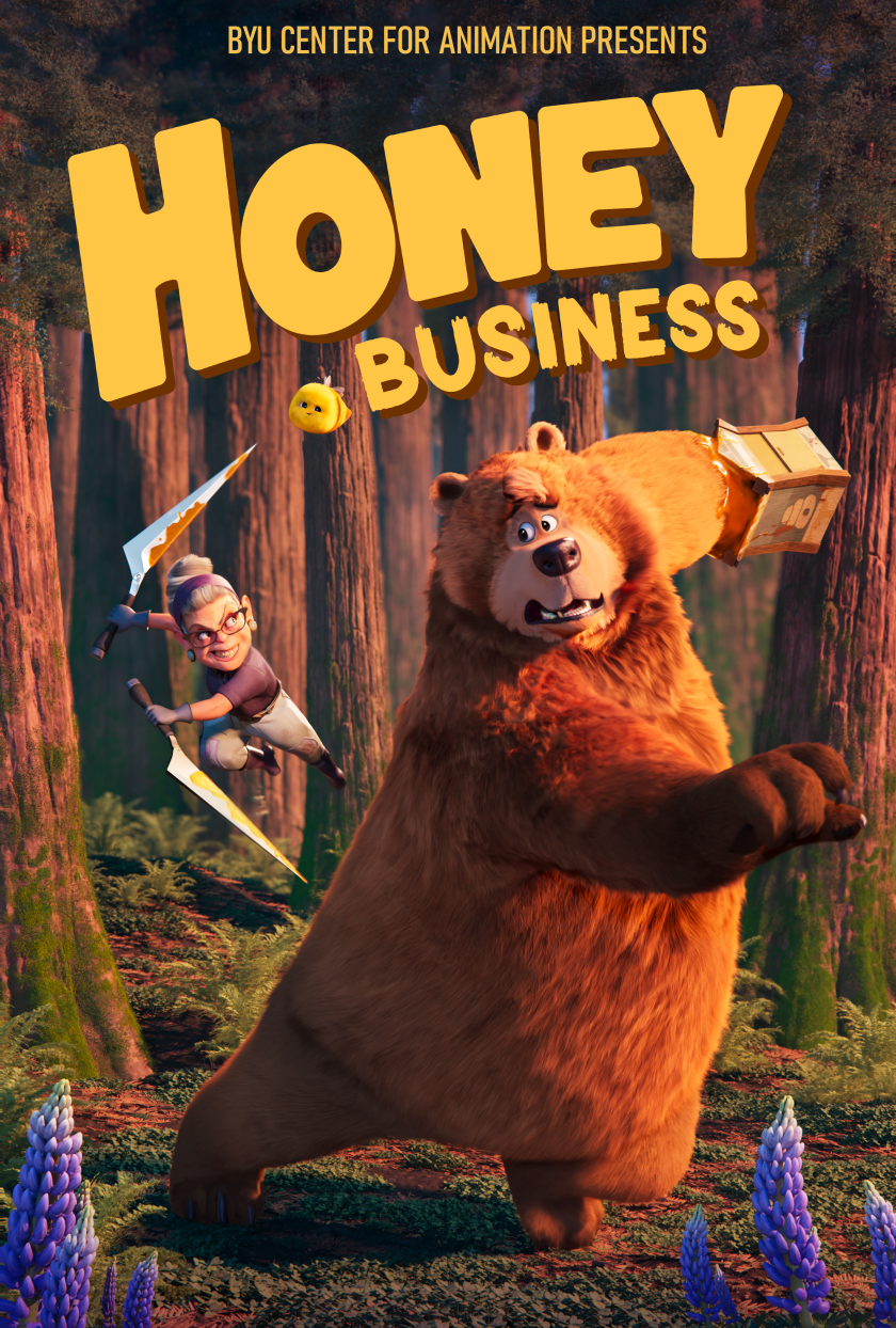 Honey Business animated film poster — BYU Center for Animation